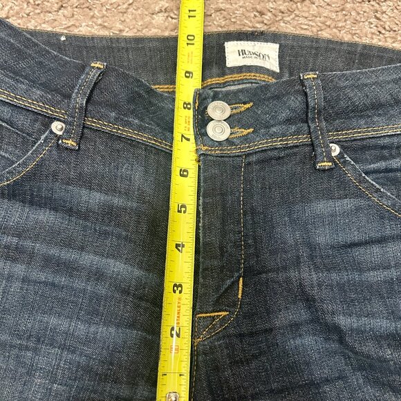 Hudson Jeans jeans, size 28, skinny cut inseam 29.5", stretch, like new - Picture 4 of 6
